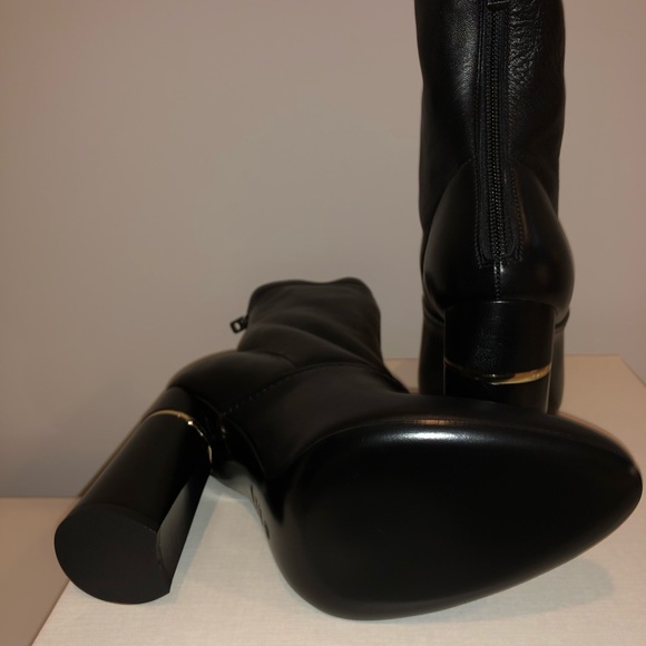 SOLD!!  PHILLIP LIM Kyoto Leather Black 10 40.5 - Picture 7 of 7